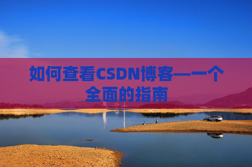 如何查看CSDN博客—一个全面的指南